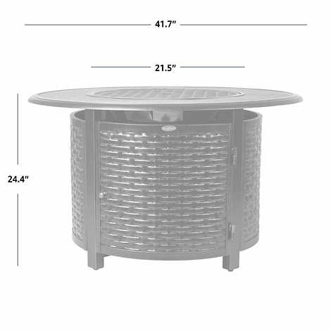 Aluminum LPG Fire Pit