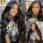 13x4 13x6 HD Transparent Body Wave Lace Front Human Hair Wigs For Women Pre Plucked Glueless Ready To Wear 5x5 4x4 Closure Wig