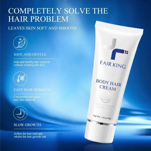 FAIR KING Depilatory Cream Men Women Herbaly Painless Hair Remover Cream For Removal Armpit Legs Hair Body Care Skin Care 40g