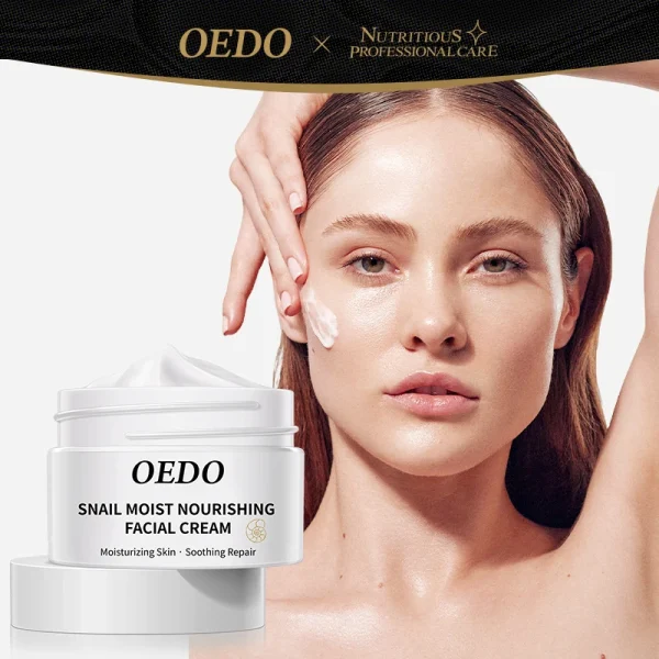 OEDO Anti-aging Face Cream Snail Face Cream Anti-wrinkle Lightening Wrinkles Whitening Moisturizing Face Nourishing Skin Care