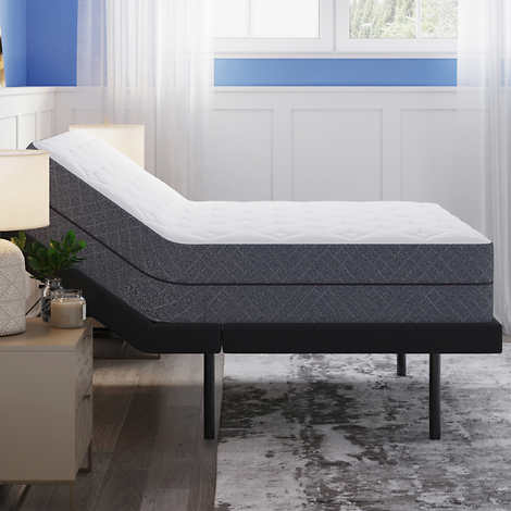 Ghostbed Luxe 13" Memory Foam Mattress with Adjustable Base