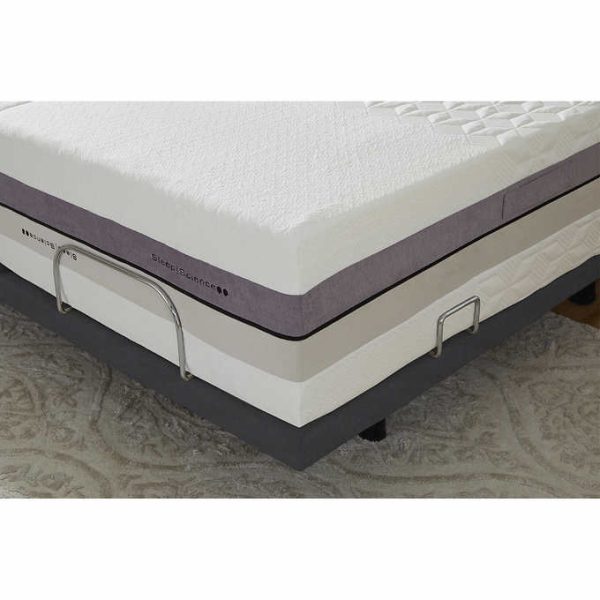 Sleep Science 13" iFlip Napa Memory Foam and Latex Mattress with Adjustable Power Base