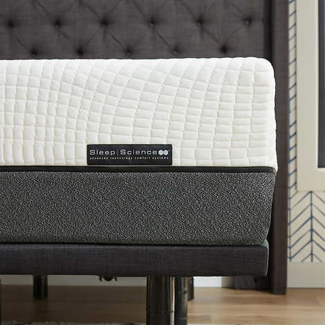 Sleep Science 13" Bamboo Cool Mattress with Q Plus Adjustable Base